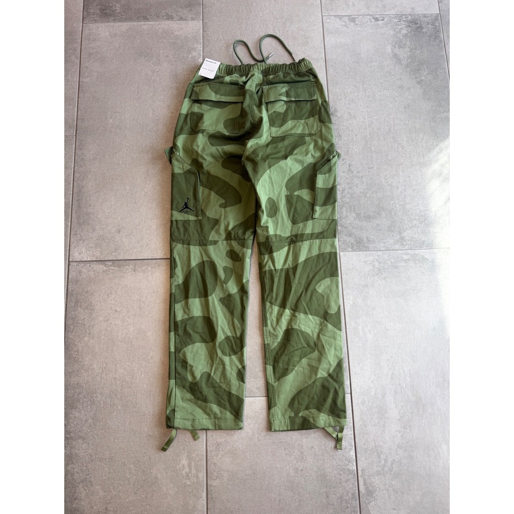 NWT Nike Air Jordan Flight Heritage Camo Cargo Pants Green Mens S Joggers - Picture 2 of 11